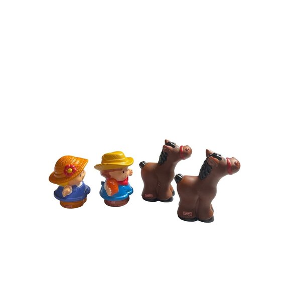 Fisher Price Little People Farmer Wife and Horse Set - Picture 2 of 4